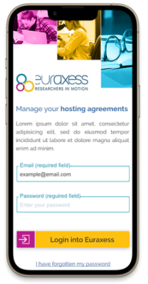 Euraxess mobile website